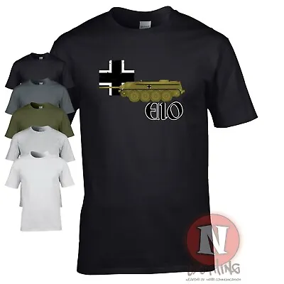 Buy E10 Tank Destroyer Military Vehicle Armour T-shirt World Of War Germany  • 14.99£