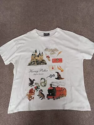 Buy Asda George Harry Potter Magical Moments White T Shirt Size 16 • 3.99£