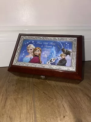 Buy Disney Frozen Music Jewellery Box Musical Anna Elsa The Bradford Exchange WORKIN • 19.95£