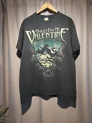 Buy Bullet For My Valentine Rare T Shirt Scream Aim Tour Collectors Gig Tour Size L • 25£