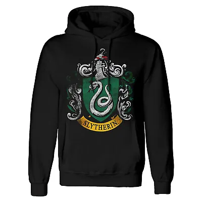 Buy Official Harry Potter - Distressed Slytherin (Pocket-less Pullover) • 34.99£