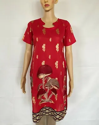 Buy Pakistani/Indian Embroidered Cotton Top/ Kurti / Shirt Stitched  • 14£