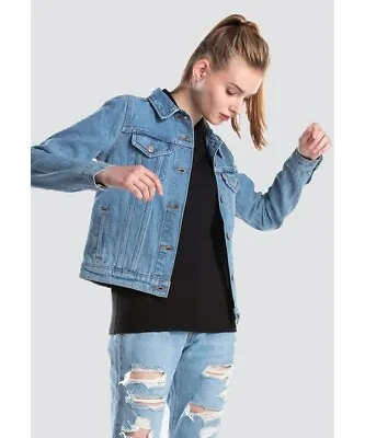 Buy Levi's Women's Original Trucker Denim Jacket In Blue • 49.49£