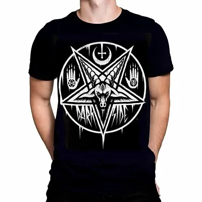 Buy Pentagram Baphomet - Ltd Edition - Glow In The Dark -Tee / Goth, Occult, Satanic • 22.95£