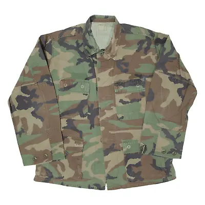Buy Mens Military Jacket Green Camouflage L • 19.99£