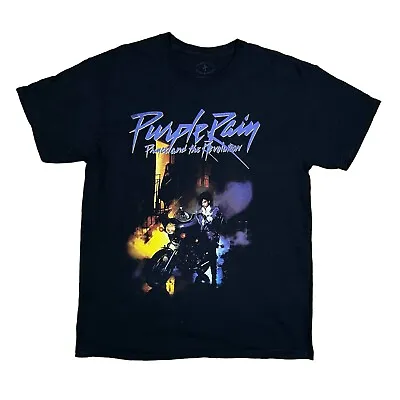 Buy PRINCE Purple Rain Vintage Style Band Graphic T Shirt Black Large • 9.95£
