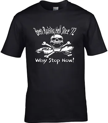 Buy 45th Birthday T-Shirt 1972 Personalised Add Year Of Choice 3XL 4XL 5XL Skull Man • 15.99£