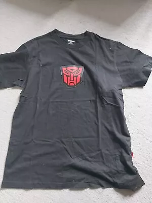 Buy Officially Licenced Transformers Light Up Autobot Logo T-Shirt Size M • 10£