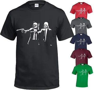 Buy BANKSY Vader Pulp Fiction Star Wars Funny Gift Vintage Parody S-5XL T-Shirt Top • 10.99£