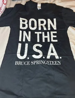 Buy Bruce Springsteen T Shirt Born In The USA Rock Band Merch Tee Size Small • 7.95£