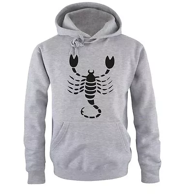 Buy Comedy Shirts - Zodiac Sign - Scorpion - Men's Hoodie Astrology Esoteric • 18.89£