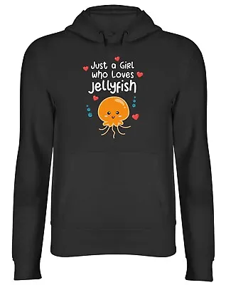 Buy Mens Womens Hoodie Just A Girl Who Loves Jellyfish Hoody Top Gift • 17.99£