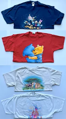 Buy VINTAGE Disney T-Shirts Lot Of (4) (XXL) *USED* This Is Now! Pooh Pocahontas • 75.60£