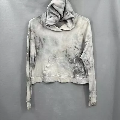 Buy James Perse French Terry Sweatshirt Cropped Womens 1 Small Tie Dye Hoodie READ • 19.62£