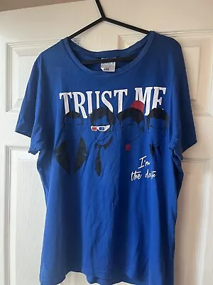 Buy Dr Who 4 Doctors Trust Me I’m The Doctor Blue T Shirt • 11.99£