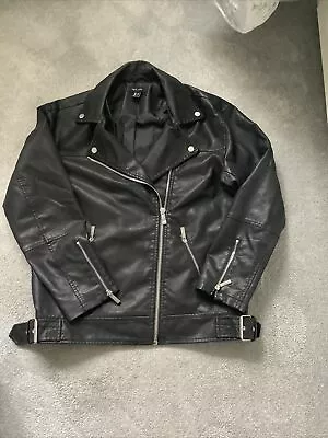 Buy New Look Faux Leather, Vegan Biker Jacket  • 25£