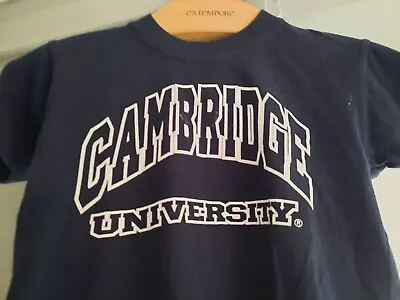 Buy Kid's Cambridge University Navy T-shirt Aged 5/6 Years Kids University Navy T • 4.99£