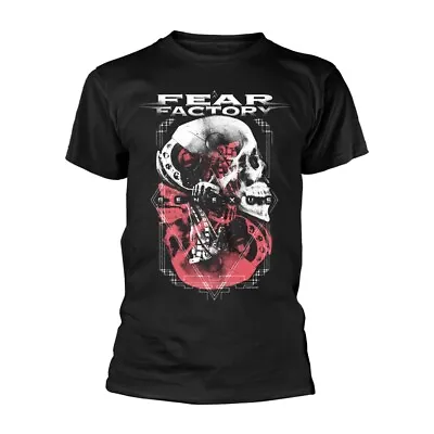 Buy Fear Factory - 'genexus Skull Poster' - Black T-shirt - Official - Ph12526xxl • 15£