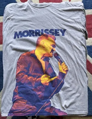 Buy Morrissey Live Grey Official T-Shirt XXL The Smiths • 20£