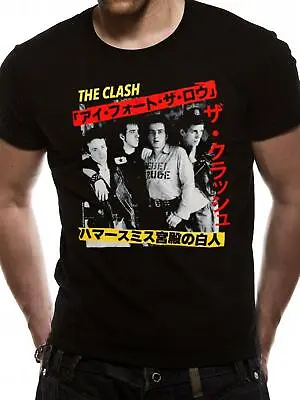Buy Mens T-shirt The Clash Kanji Black • 14.99£