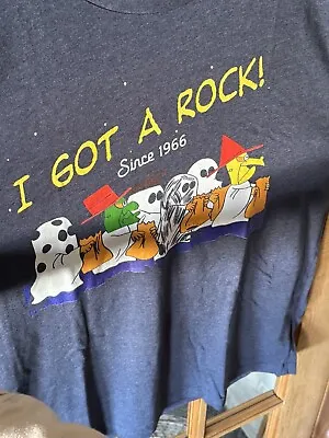 Buy Peanuts - “I GOT A ROCK”  T- Shirt Original Merch! X-Large - Rare • 9.45£