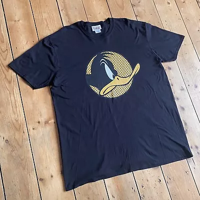 Buy Daffy Duck Looney Tunes 2XL Black T-Shirt. Short Sleeve Cartoon Print Animation • 12.99£
