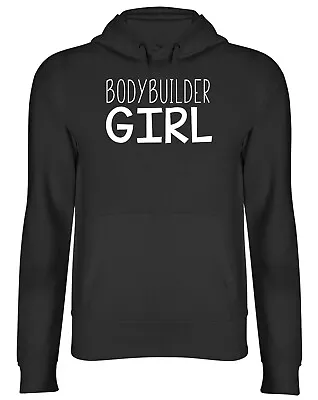 Buy Bodybuilder Girl Mens Womens Hooded Top Hoodie • 17.99£