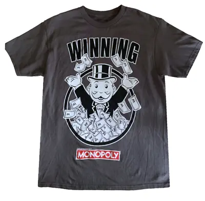 Buy Monopoly Man Winning Boys Short Sleeve T-shirt New • 9.84£