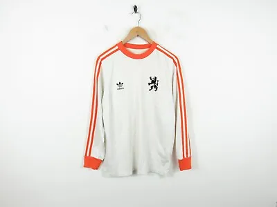 Buy 1978 Holland Adidas Vintage Repro Away Football Shirt Jersey Long Sleeve Size M • 39.99£