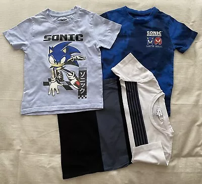 Buy Reiss/ Sonic The Hedgehog Boys Clothing Bundle T Shirts Age 5-6 Years • 9.99£