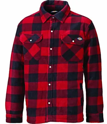 Buy Dickies Portland Shirt Lumberjack Mens Fleece Jacket Top Xs - 4xl Work Sh5000 • 48.99£