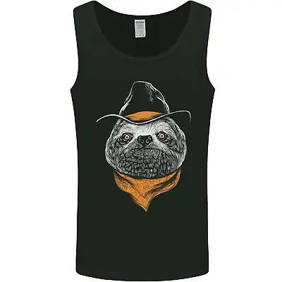 Buy A Sloth Cowboy Mens Vest Tank Top • 9.99£