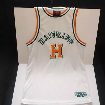 Buy Stranger Things Hawkins Mens Basketball Jersey Vest Tank Top TV Netflix Size S • 9.99£