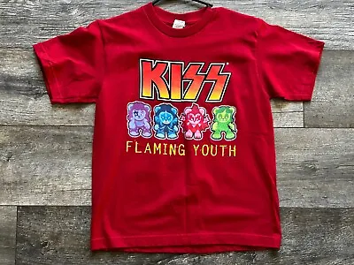 Buy KISS Band T-Shirt M Flaming Youth Kids Shirt Panda Bears Make-Up UNWORN 2003 • 36.94£