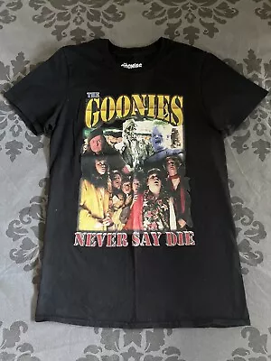 Buy The Goonies Men’s T Shirt Never Say Die Size Small • 4£