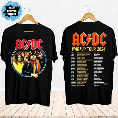 Buy 2024 ACDC World Tour Shirt,Rock Band ACDC Graphic, Acdc Merch,Acdc Shirt • 27£