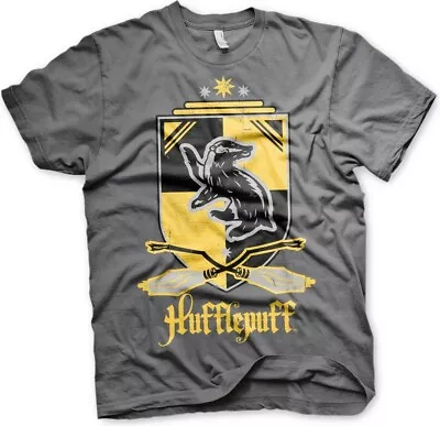 Buy Harry Potter Hufflepuff T-Shirt Dark-Grey • 25.60£