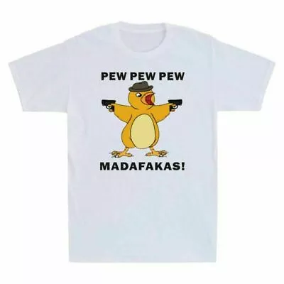 Buy Duck Meme Pew Pew Pew Madafakas Funny Gift T-Shirt Men's T-Shirt Adult Tee • 13.99£