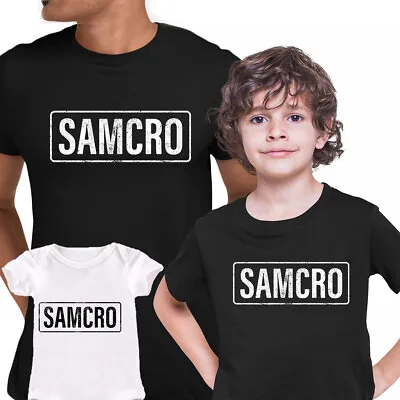 Buy Samcro Motorcycle Biker Inspired Anarchy Motorbike Design Unisex Top T-Shirt  • 14.99£