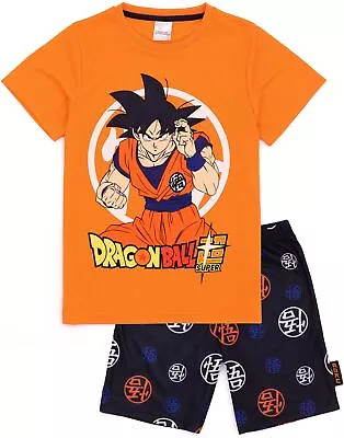 Buy Dragon Ball Z Orange Short Sleeve Short Leg Pyjama Set (Unisex Kids) • 15.99£