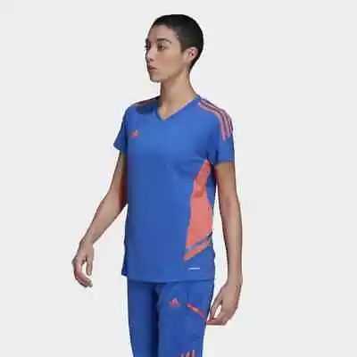 Buy Women's (Unisex) Adidas Condivo 22 Predator Football Shirt H60025 RRP £39.99 • 5£