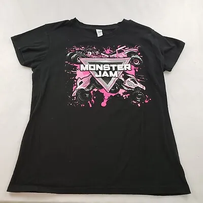 Buy Monster Jam Gravedigger Loco Megalodon Trucks T Shirt Girls Kids XL • 8.40£