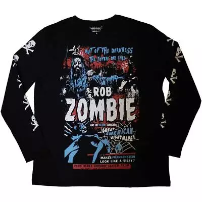 Buy Rob Zombie 'Zombie Calls' Long Sleeve T Shirt - NEW • 21.99£