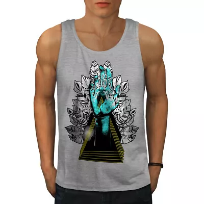 Buy Wellcoda Sublime Nature Fashion Mens Tank Top, Undead Active Sports Shirt • 15.99£
