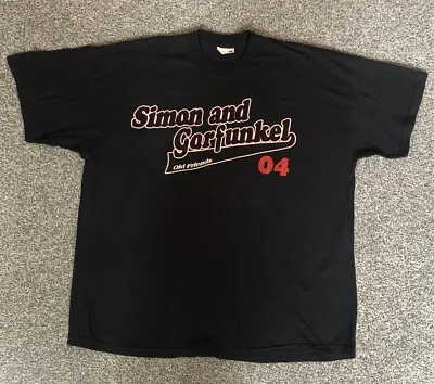 Buy Vintage SIMON AND GARFUNKEL Old Friends Tour 2004 T Shirt Size XL 44” • 35£
