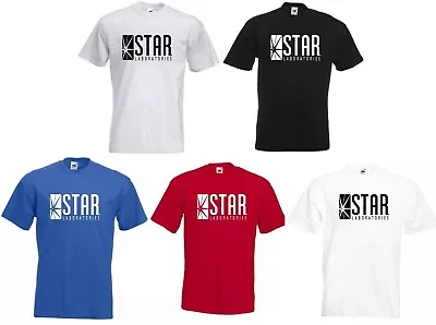 Buy STAR LABS T Shirt The Flash  Stark SIZE SMALL TO  3XLARGE • 9.50£