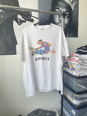 Buy Vintage 90s Single Stitch Sesame Street Graphic Print T-shirt Size XL.  • 40£