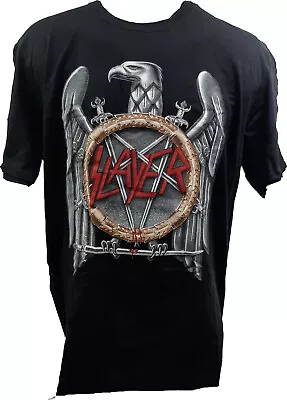 Buy Slayer - Classic Eagle Band Band T-Shirt Official Merch NEU • 20.72£