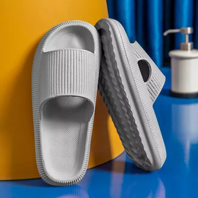 Buy Cool Slippers Anti-Slip Men Women Slippers Elastic For Home Bathroom For Walking • 10.17£