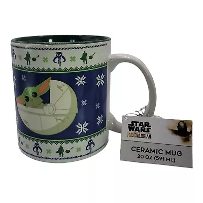 Buy Star Wars Mandalorian Ceramic Mug The Child Grogu Christmas Winter 20oz NWT • 14.47£